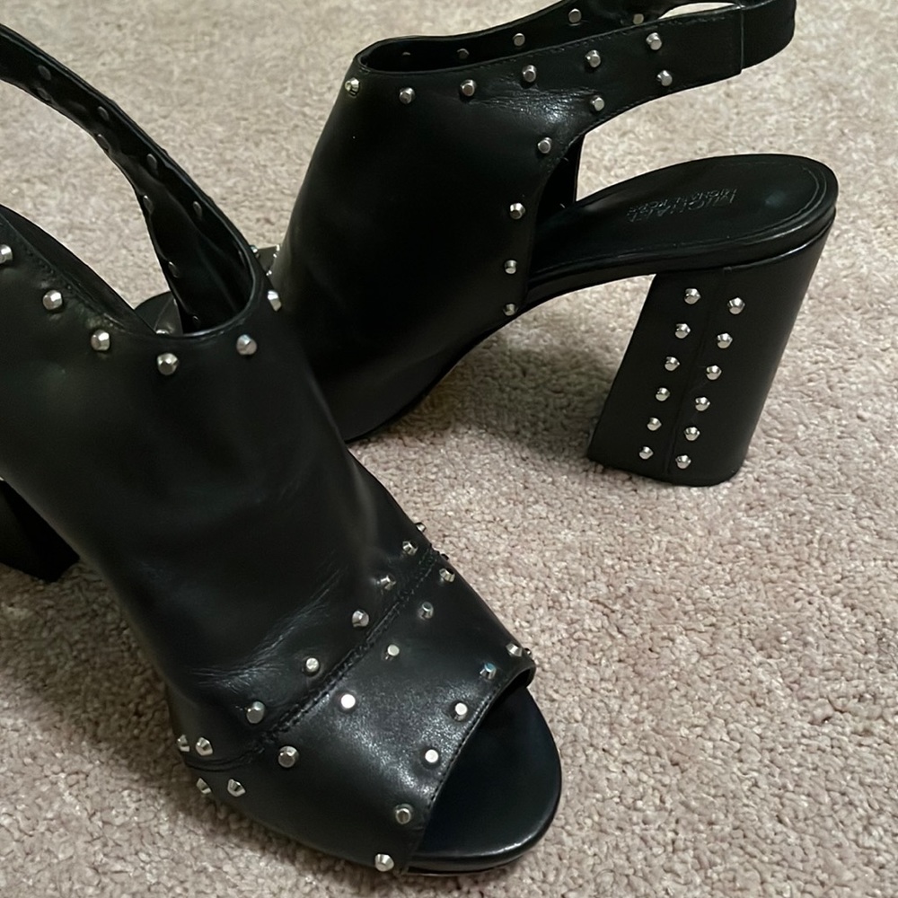 Michael Kors Studded Block Heel Sandals